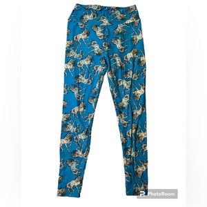 White Horse Lularoe Leggings OS